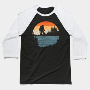 Bigfoot Lake Sunset Baseball T-Shirt